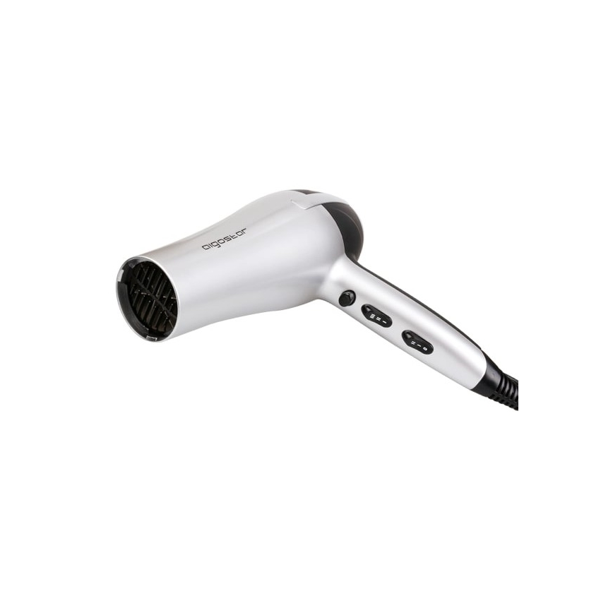 Aigostar - Secador de pelo 2200W/230V plata/negro