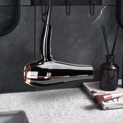 Aigostar - Secador de pelo 2400W/230V negro/cobre