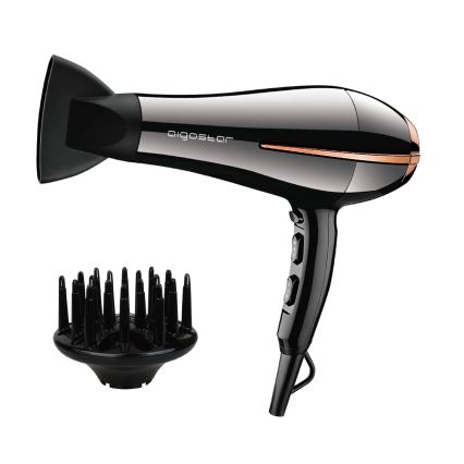 Aigostar - Secador de pelo 2400W/230V negro/cobre