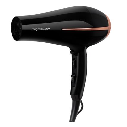 Aigostar - Secador de pelo 2400W/230V negro/cobre