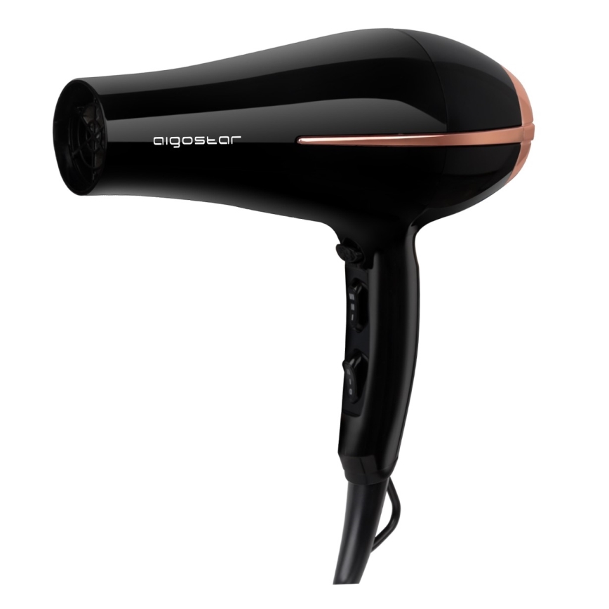 Aigostar - Secador de pelo 2400W/230V negro/cobre