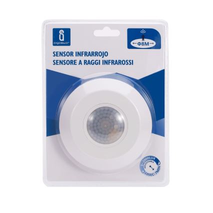 Aigostar - Sensor de movimiento infrarrojo 230V blanco