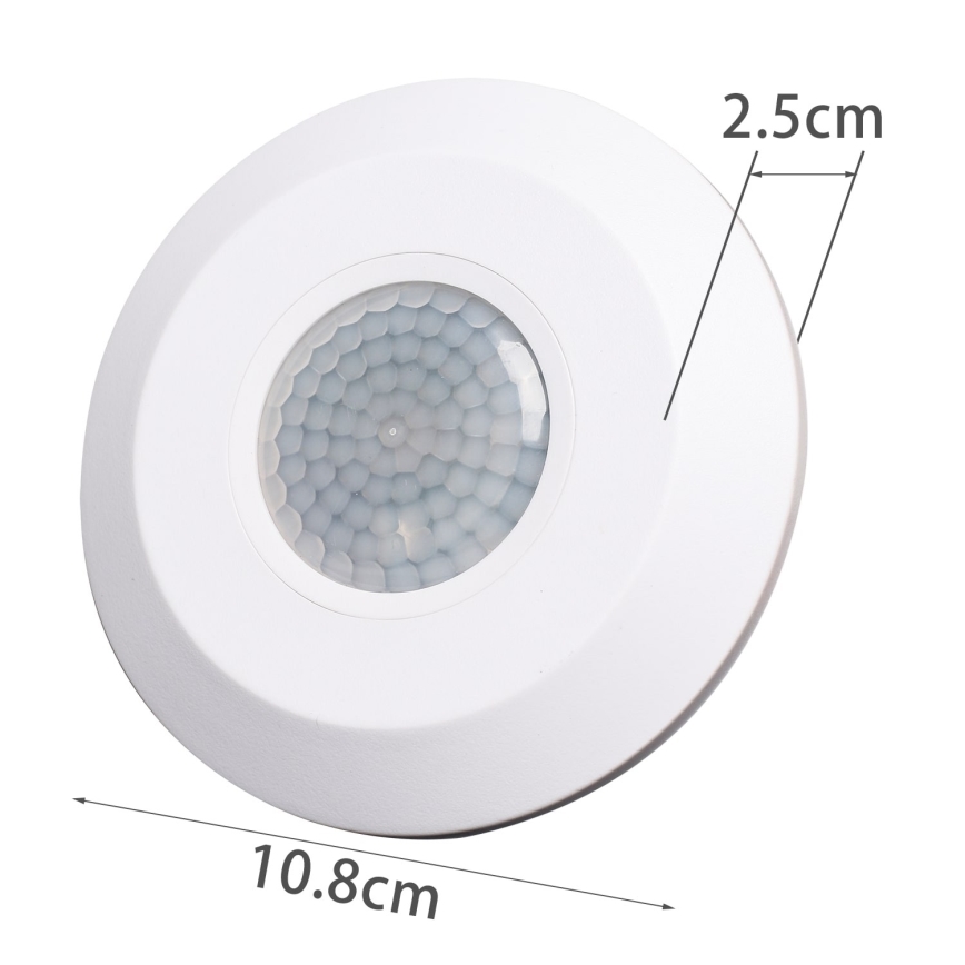 Aigostar - Sensor de movimiento infrarrojo 230V blanco