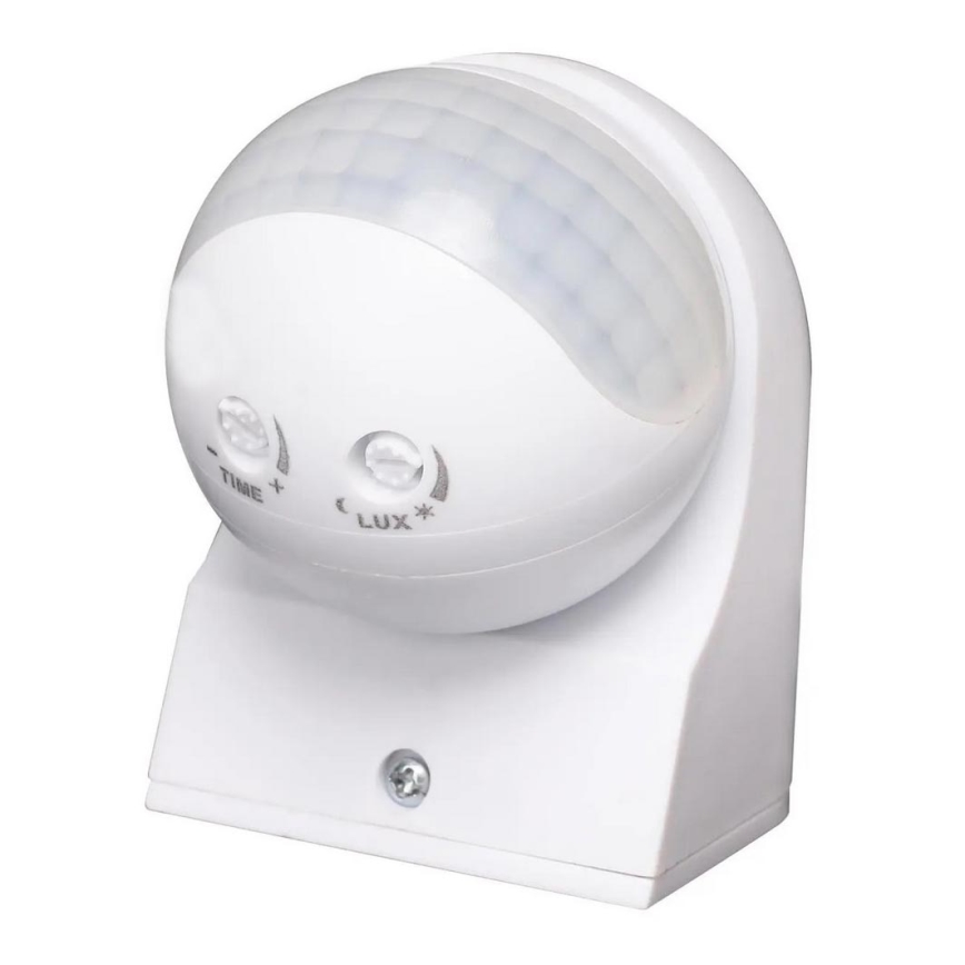 Aigostar - Sensor de movimiento infrarrojo para exteriores 230V IP44 blanco