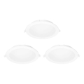 Aigostar - SET 3x LED RGBW Lámpara empotrable regulable MESH LED/15W/230V 2700K-6500K diá. 17cm