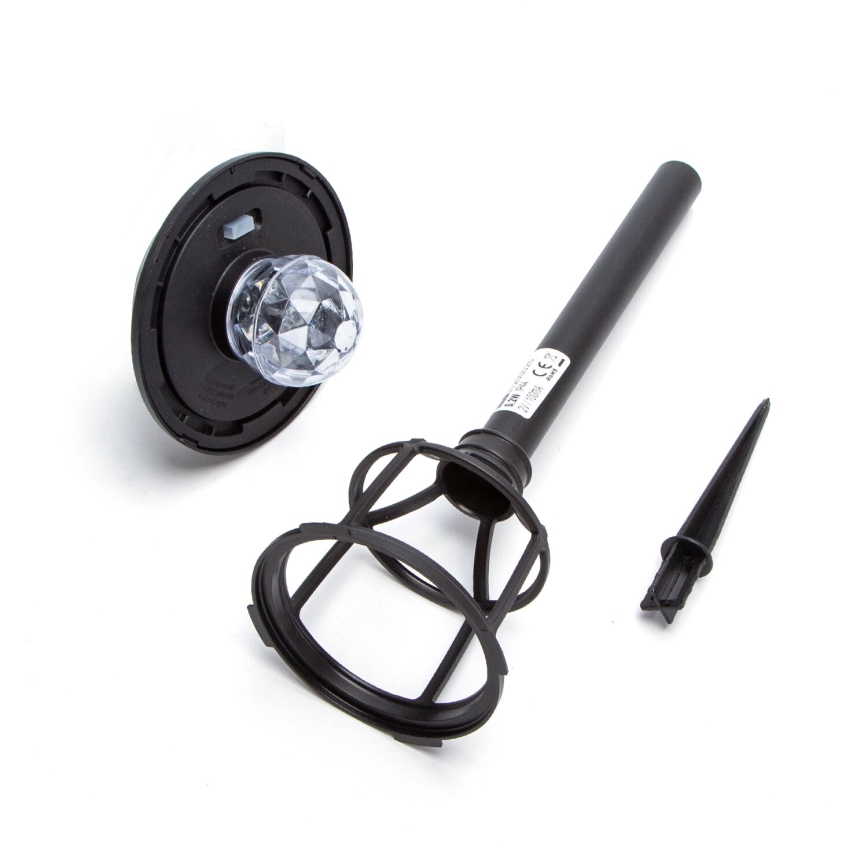 Aigostar - SET 4x Lámpara solar LED RGB LED/0,2W/2V 40 mAh IP44