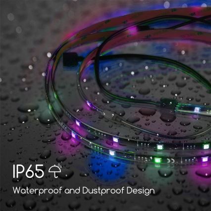Aigostar - SET 4x LED RGB Cinta regulable 0,5m LED/2,5W/5V IP65 + CR