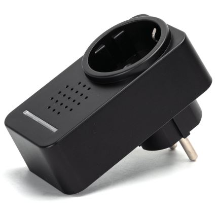 Aigostar - Timbre inalámbrico con enchufe integrado 1Z 230V IPX4 negro