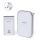 Aigostar - Timbre inalámbrico con enchufe integrado 230V/12V IP44 blanco