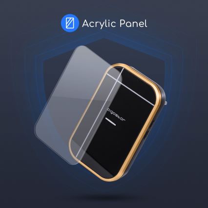 Aigostar - Timbre inalámbrico para enchufe 230V/12V IP44 negro