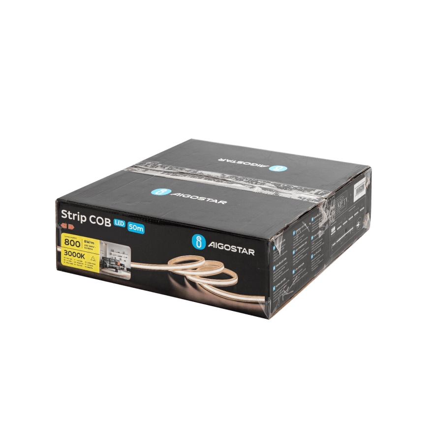 Aigostar - Tira LED de 50m LED/320W/230V 3000K IP65
