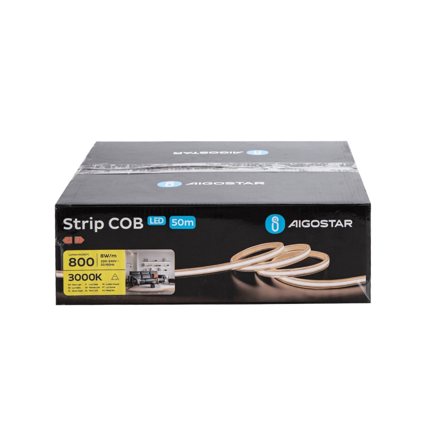 Aigostar - Tira LED de 50m LED/320W/230V 3000K IP65