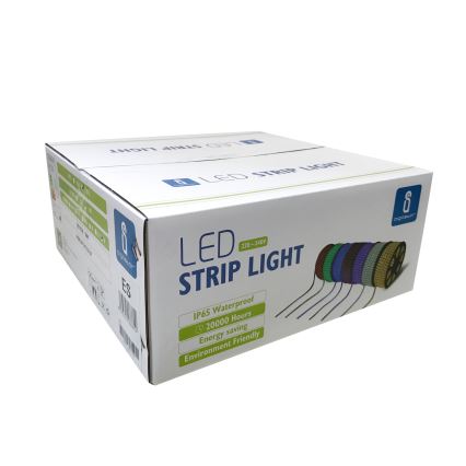 Aigostar - Tira LED exterior 50m LED/350W/230V azul IP65