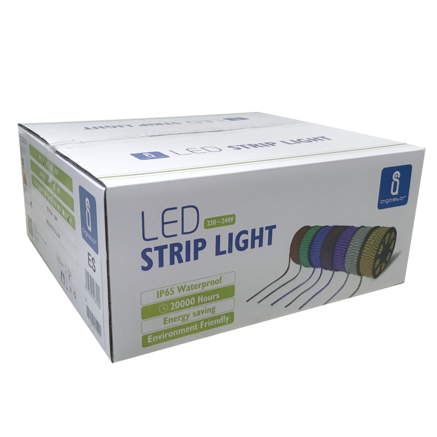 Aigostar - Tira LED para exterior 50m LED/300W/230V azul IP65