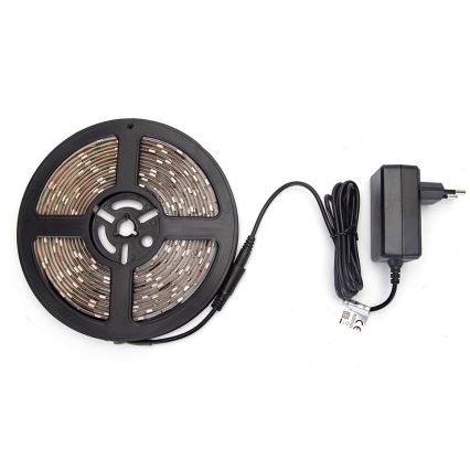 Aigostar - Tira LED RGB regulable 5m LED/24W/12/230V IP65 + control remoto