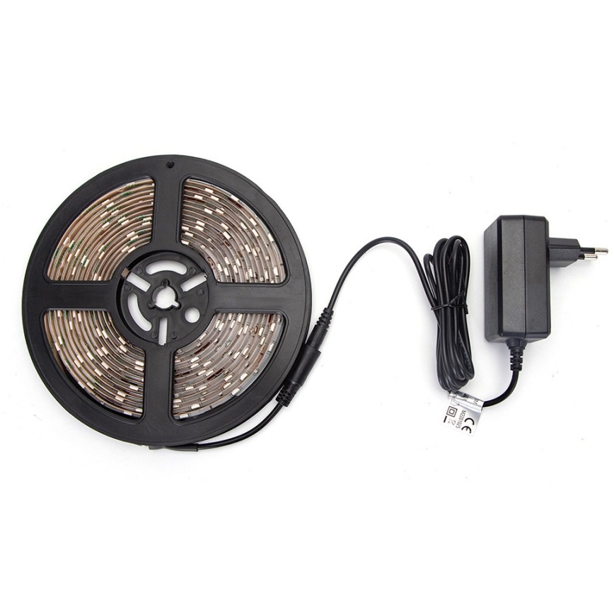 Aigostar - Tira LED RGB regulable 5m LED/24W/12/230V IP65 + control remoto