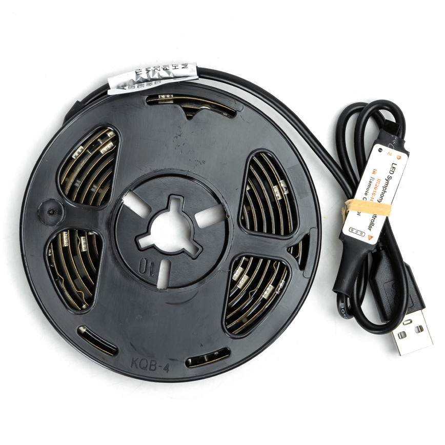 Aigostar - Tira LED RGBIC regulable 2m LED/4,9W/5V + mando a distancia