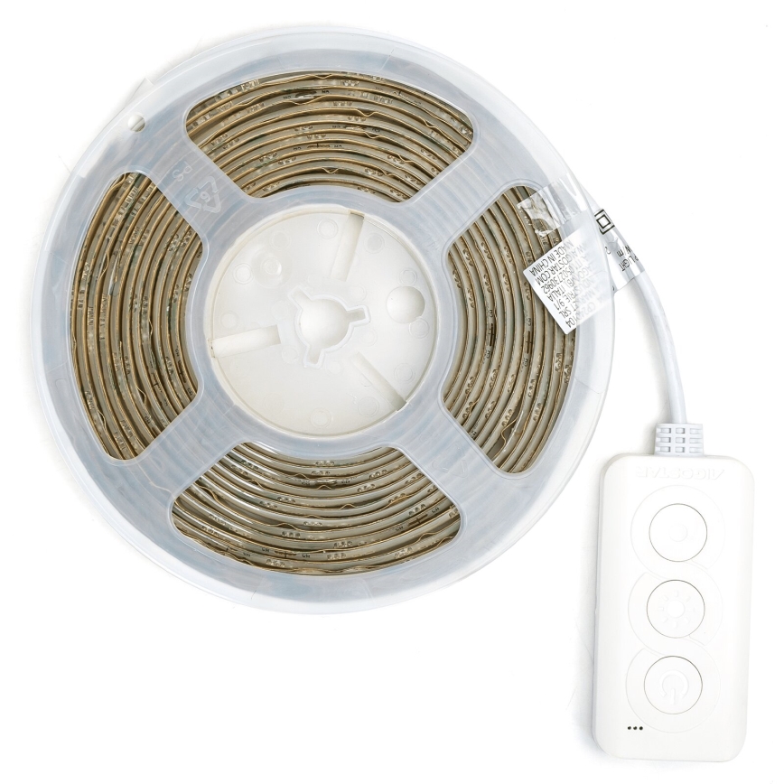 Aigostar - Tira LED RGBW regulable 5m MESH Inteligente LED/24W/230V 2700-6500K + control remoto