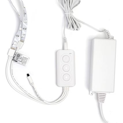 Aigostar - Tira LED RGBW regulable LED/48W/12V 2x7,5 m Wi-Fi