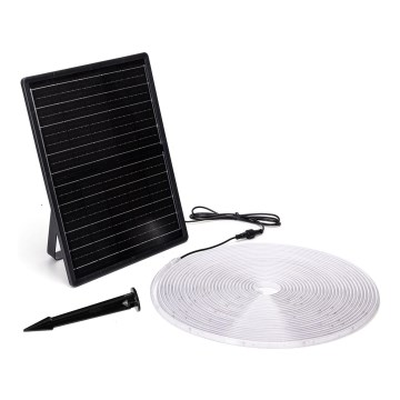 Aigostar - Tira LED solar regulable LED/20W/3,2V 20 m 2700K IP65 20000 mAh + mando a distancia