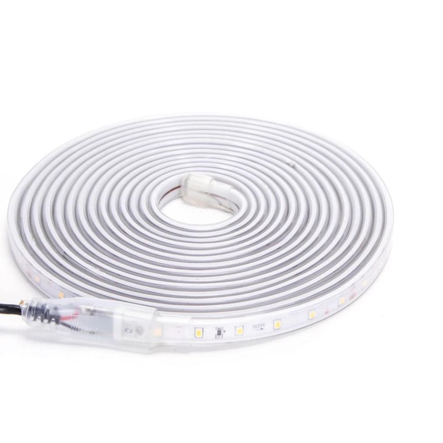 Aigostar - Tira solar LED regulable LED/1,6W/3,2V 3 m 1600 mAh 6500K IP65 + control remoto