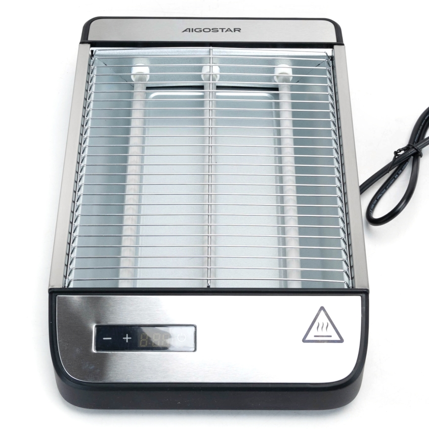 Aigostar - Tostadora 840-1000W/230V cromo mate