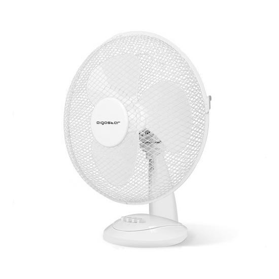 Aigostar - Ventilador de mesa 35W/230V 34 cm blanco