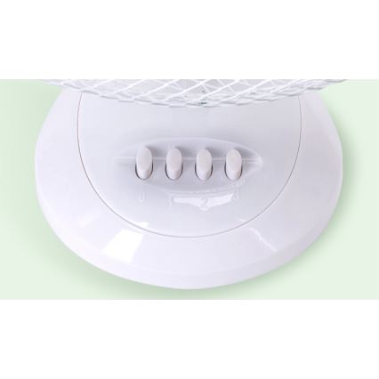Aigostar - Ventilador de mesa 45W/230V 34 cm blanco