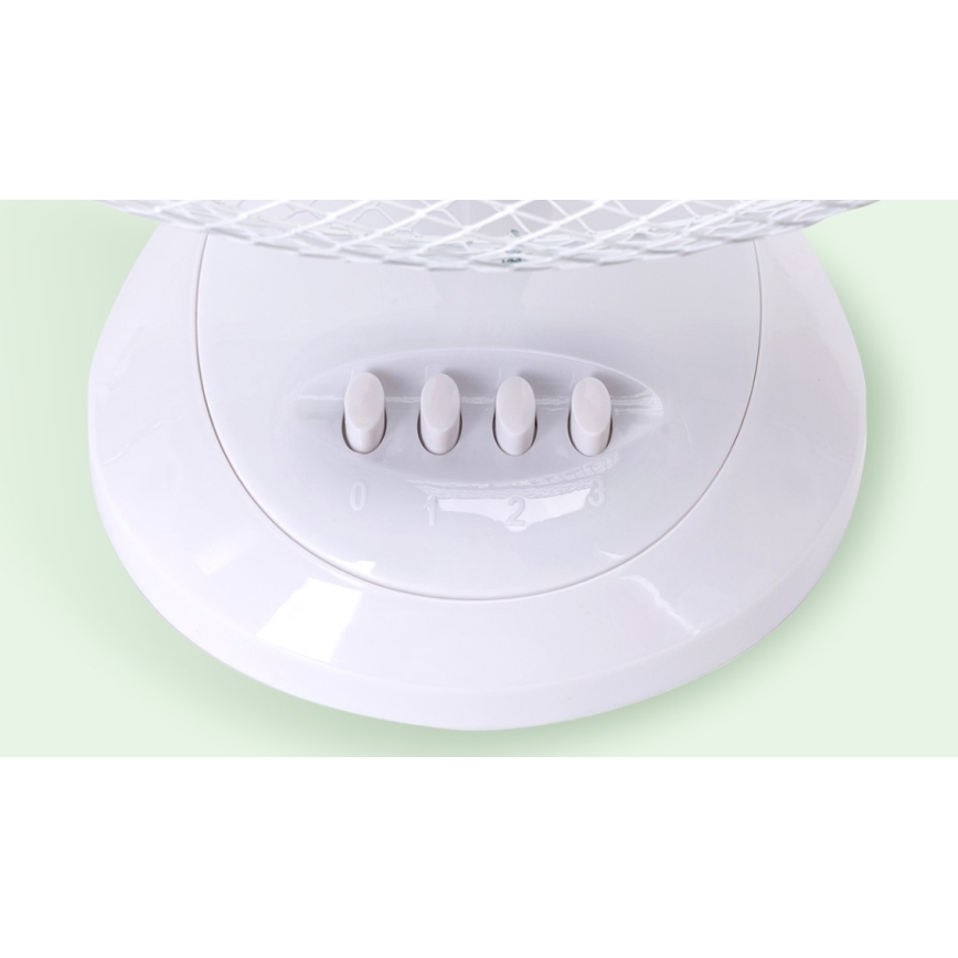 Aigostar - Ventilador de mesa 45W/230V 34 cm blanco