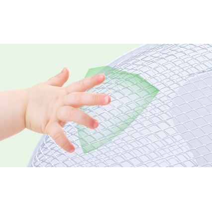 Aigostar - Ventilador de mesa 45W/230V 34 cm blanco