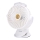 Aigostar - Ventilador de mesa recargable con clip 2W/5V 2400mAh USB blanco