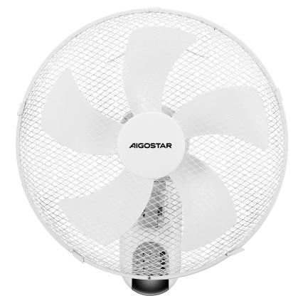 Aigostar -  Ventilador de pared 45W/230V blanco + control remoto