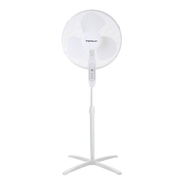 Aigostar - Ventilador de pie 40W/230V 120 cm blanco