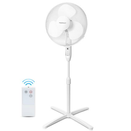 Aigostar - Ventilador de pie 40W/230V 120 cm blanco