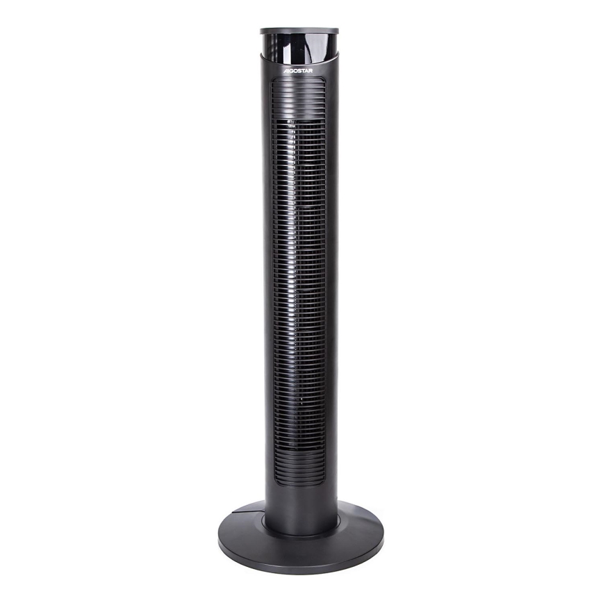 Aigostar - Ventilador de pie 45W/230V negro + control remoto