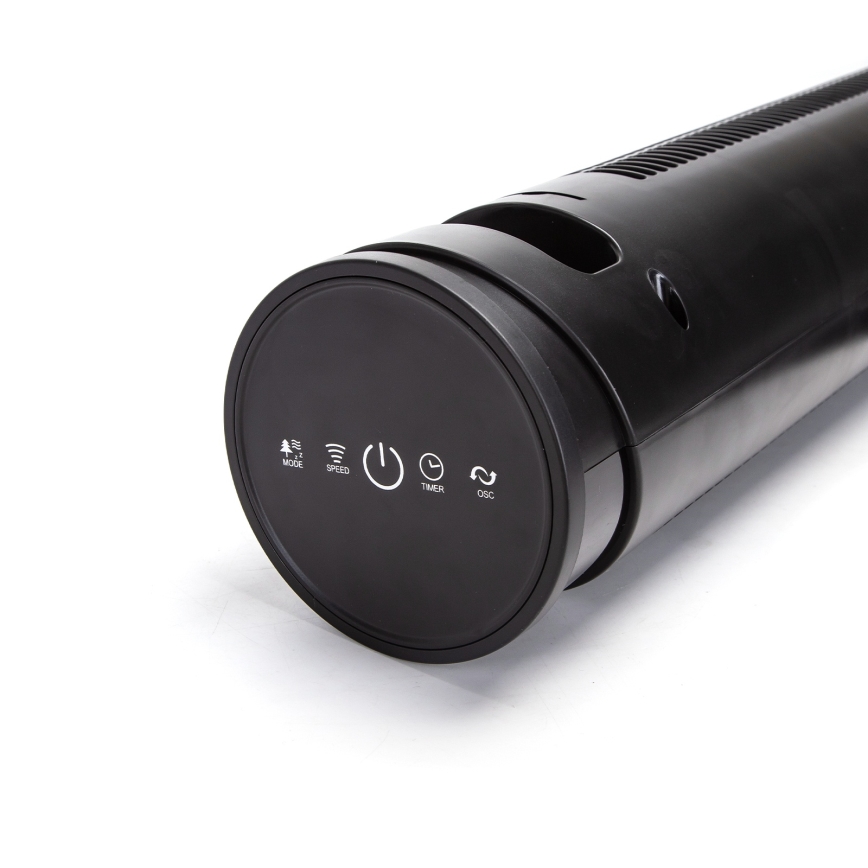 Aigostar - Ventilador de pie 45W/230V negro + control remoto