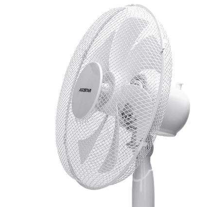 Aigostar - Ventilador de pie 50W/230V 120 cm blanco