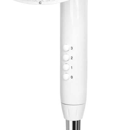 Aigostar - Ventilador de pie 50W/230V 120 cm blanco