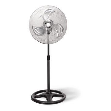 Aigostar - Ventilador de pie 50W/230V cromo brillante/negro