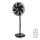 Aigostar - Ventilador de pie 55W/230V negro + control remoto