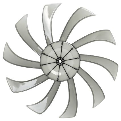 Aigostar - Ventilador de pie 60W/230V negro + mando a distancia