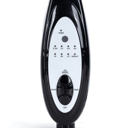 Aigostar - Ventilador de pie 60W/230V negro + mando a distancia