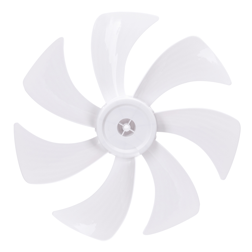 Aigostar - Ventilador de pie 60W/230V blanco + mando a distancia