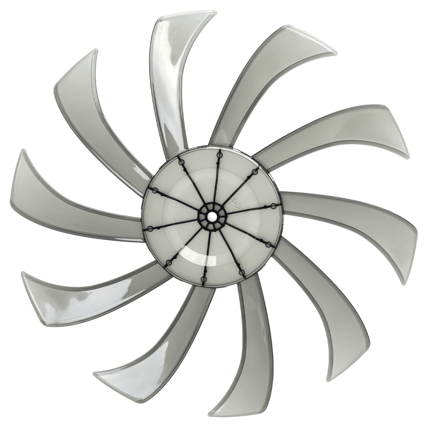 Aigostar - Ventilador de pie 60W/230V negro + control remoto