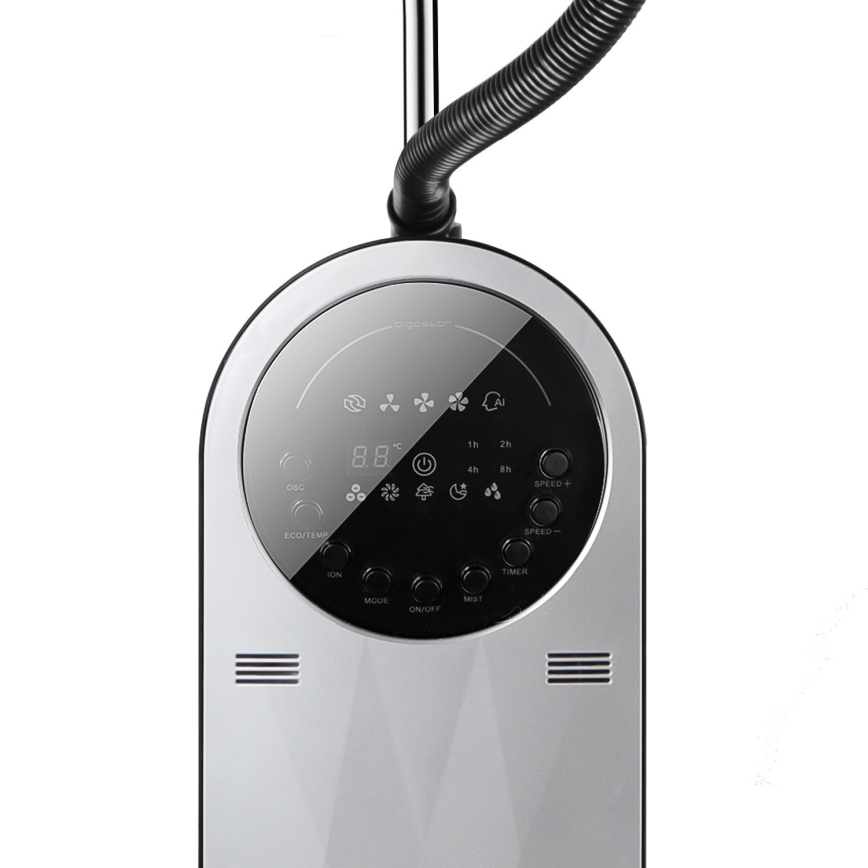 Aigostar - Ventilador de pie con efecto niebla MIST 95W/230V + control remoto