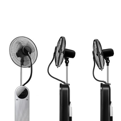 Aigostar - Ventilador de pie con efecto niebla MIST 95W/230V + control remoto