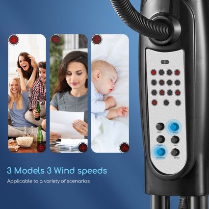 Aigostar - Ventilador de pie con rociador de agua 75W/230V + CR