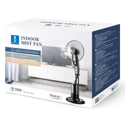 Aigostar - Ventilador de pie con rociador de agua 75W/230V + CR