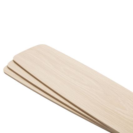 Aigostar - Ventilador de techo LED regulable LED/20W/230V 2700-6500K 132cm blanco/beige + control remoto