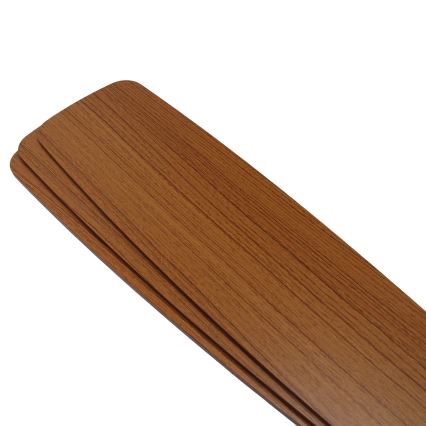 Aigostar - Ventilador de techo LED regulable LED/20W/230V 2700-6500K 132cm marrón + control remoto